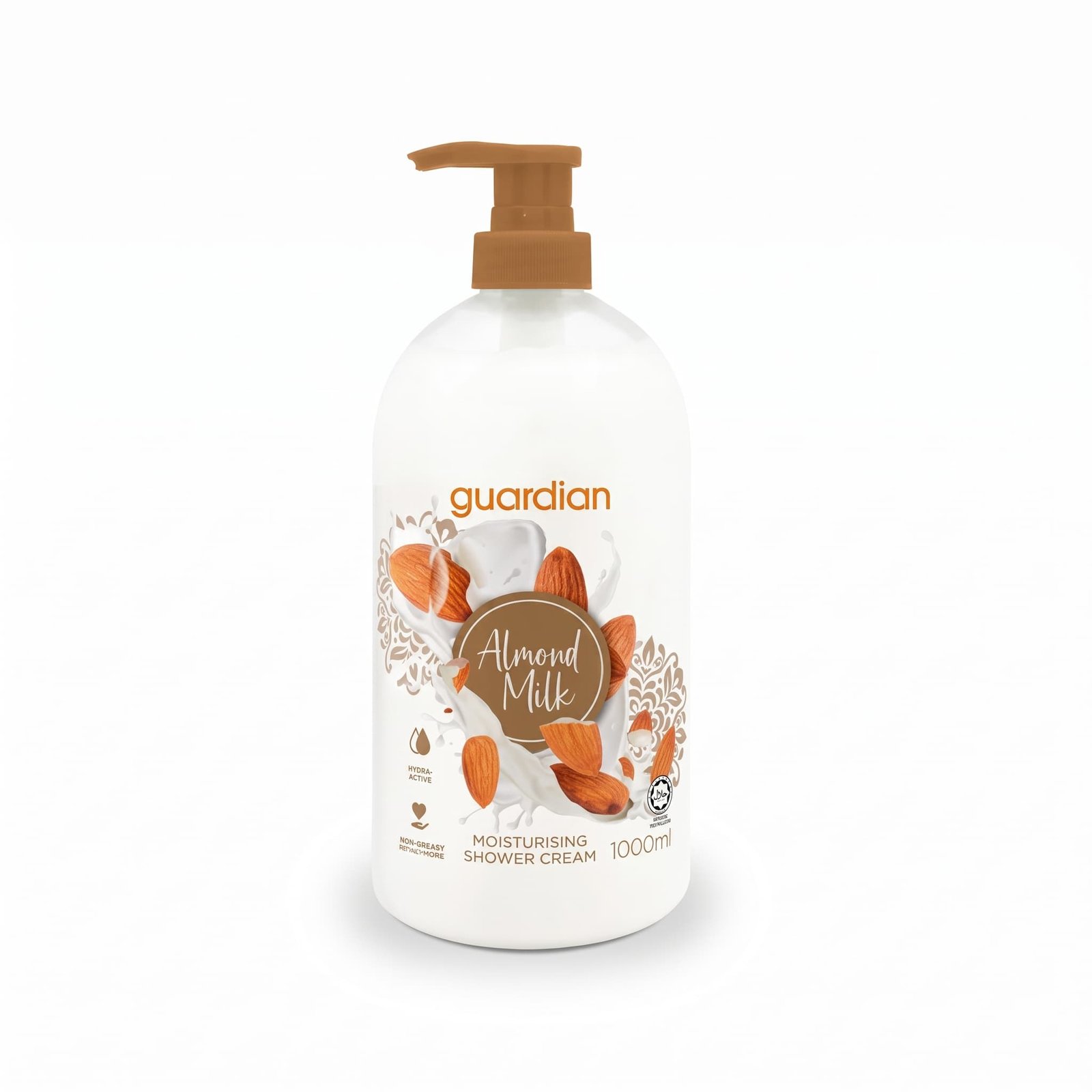 Guardian Almond Milk Moisturising Shower Cream 1000ml