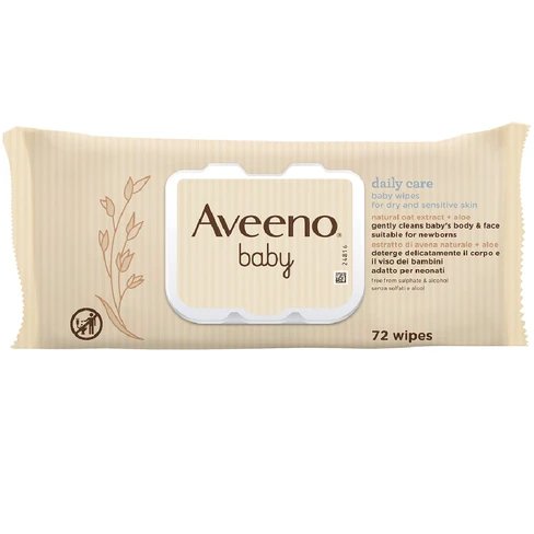 AVEENO BABY Daily Care Baby Wipes 72 PCS