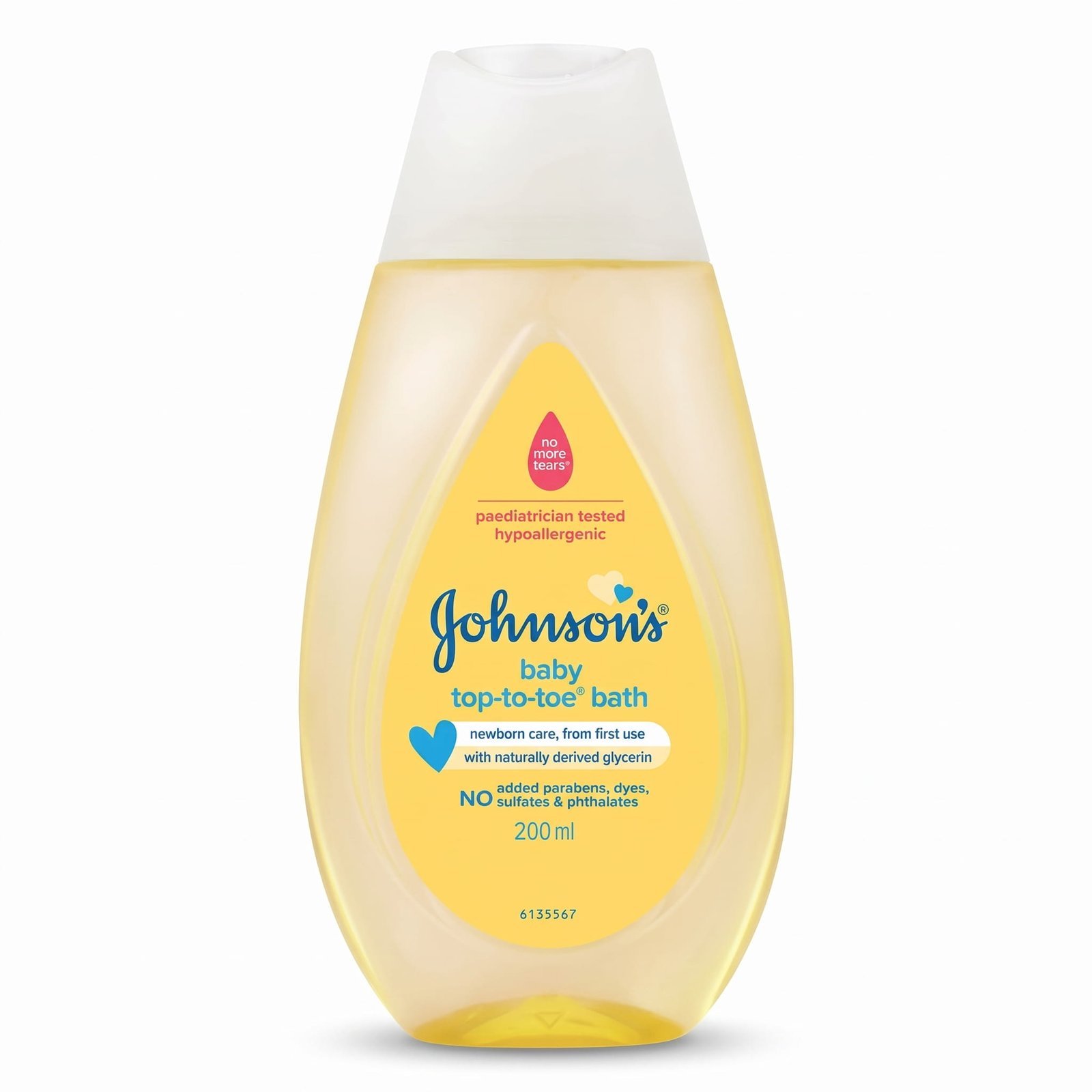 JOHNSON'S Top To Toe Baby Wash 200 ML