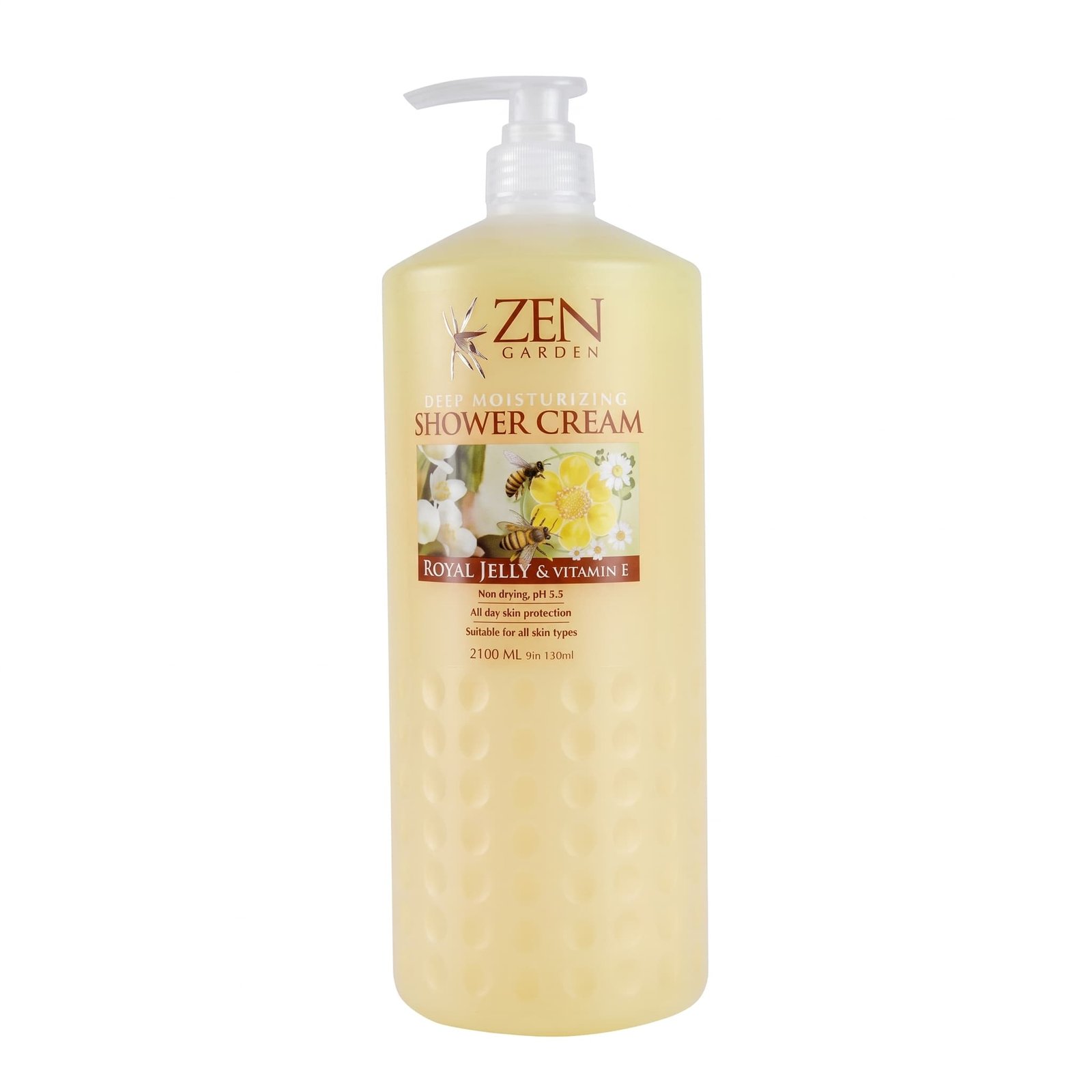 Zen Garden Deep Moisturising Royal Jelly & Vitamin E Shower Cream