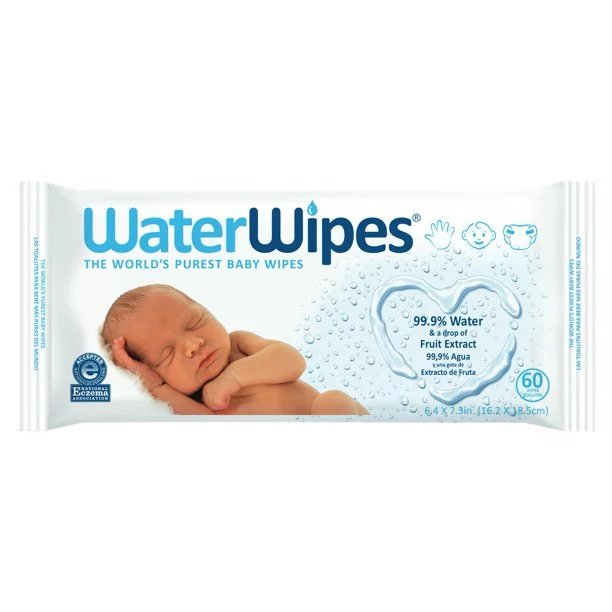 WATERWIPES Purest Baby Wipes 60 PCS