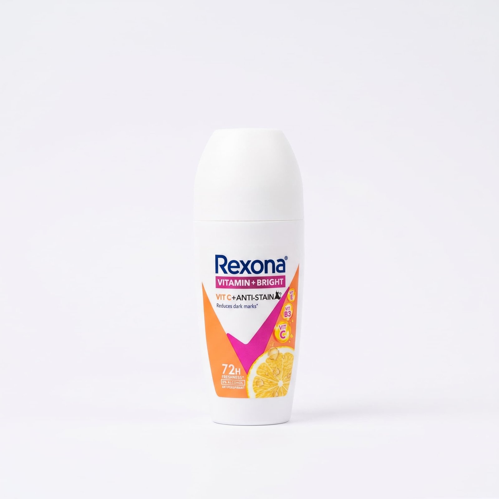 REXONA Vitamin + Bright Vitamin + Anti Strain Anti Perspirant Deodorant 72H