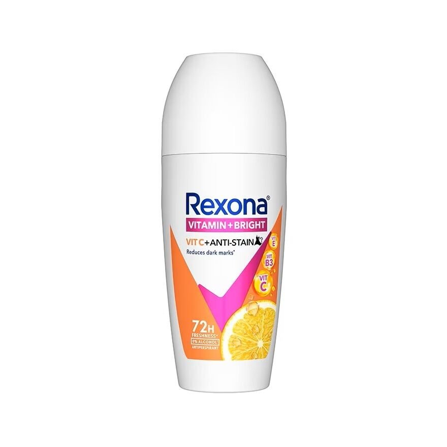 REXONA Vitamin C + Bright Anti Perspirant Deodorant 72H