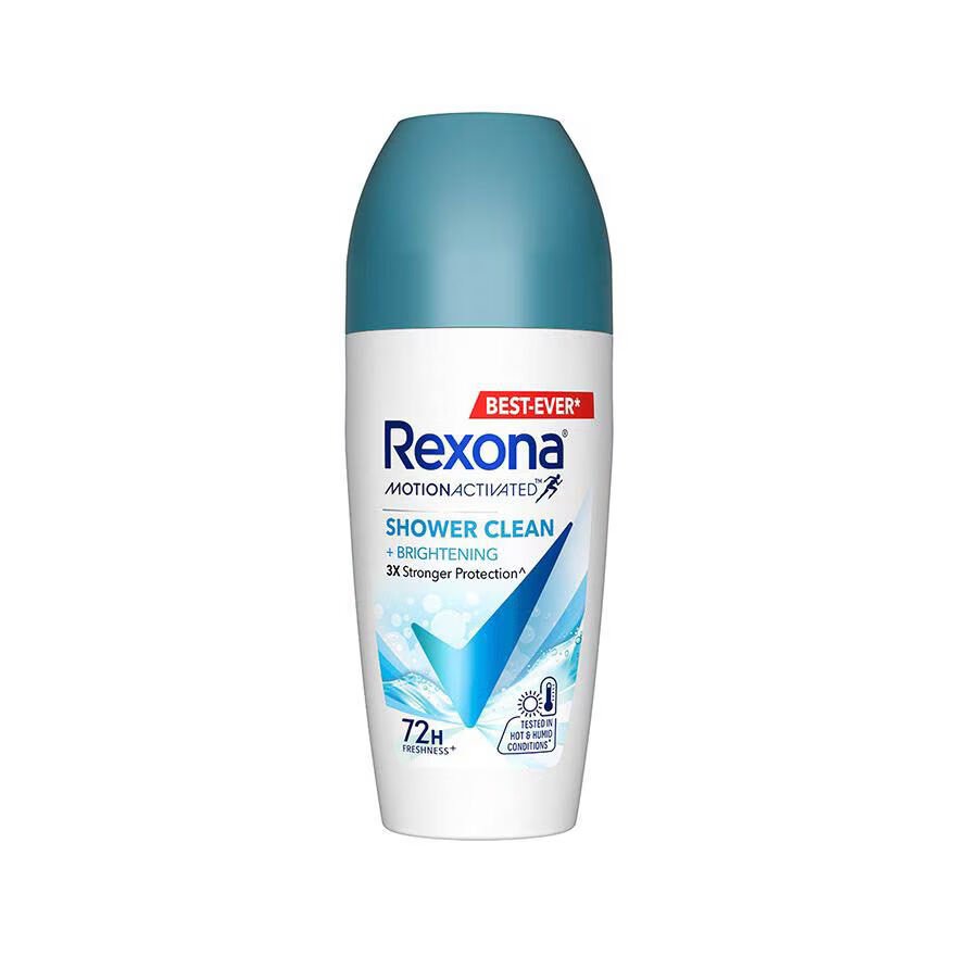 REXONA Shower Clean + Brightening Anti Perspirant Deodorant 72H