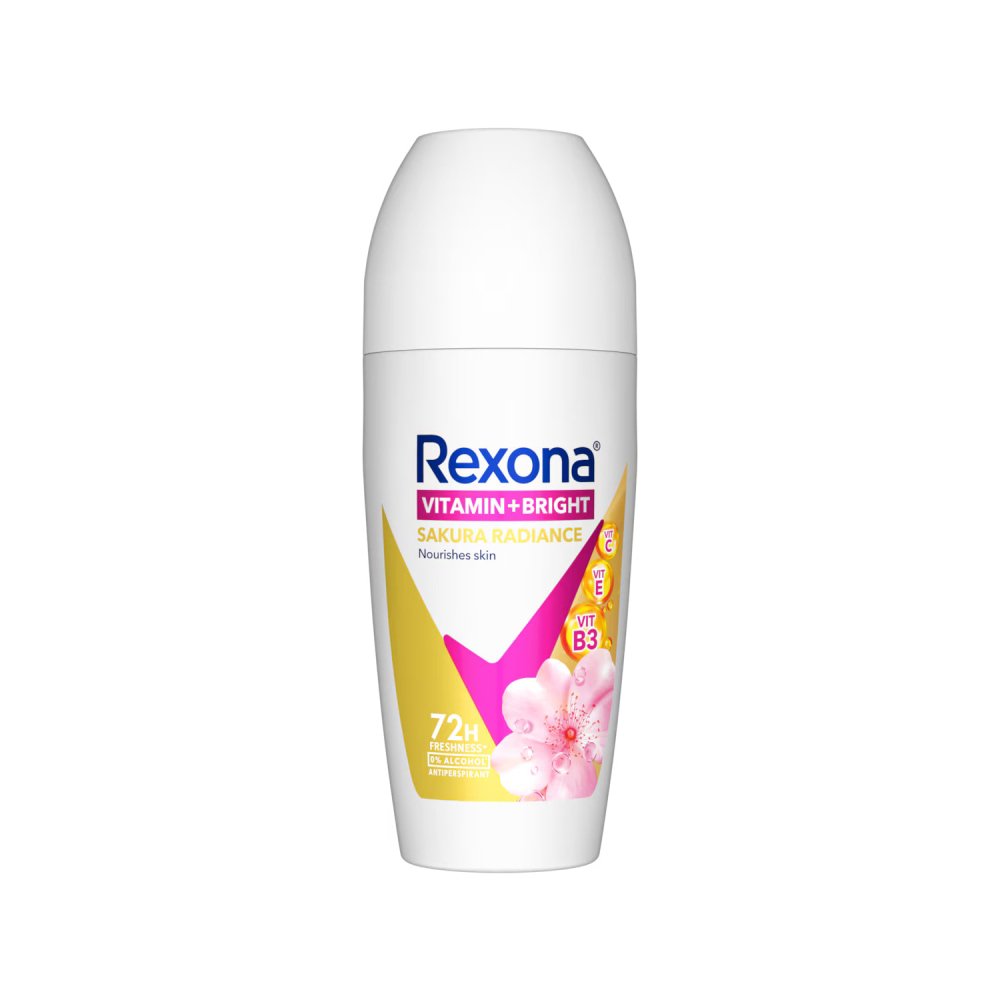 REXONA Vitamin + Bright / Sakura Radiance Anti Perspirant Deodorant 72H