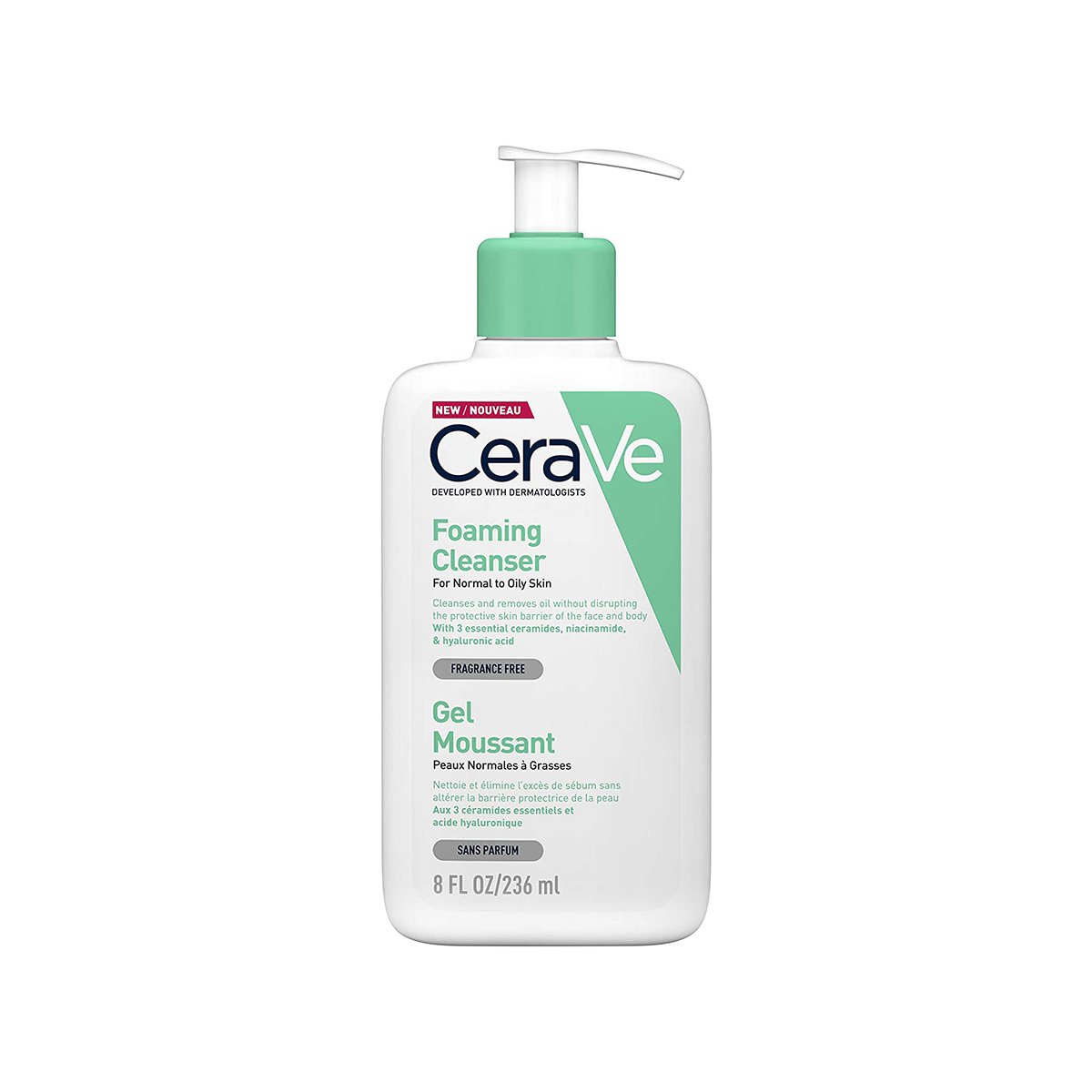 CeraVe Foaming Cleanser Normal to Oily Skin 236ml
