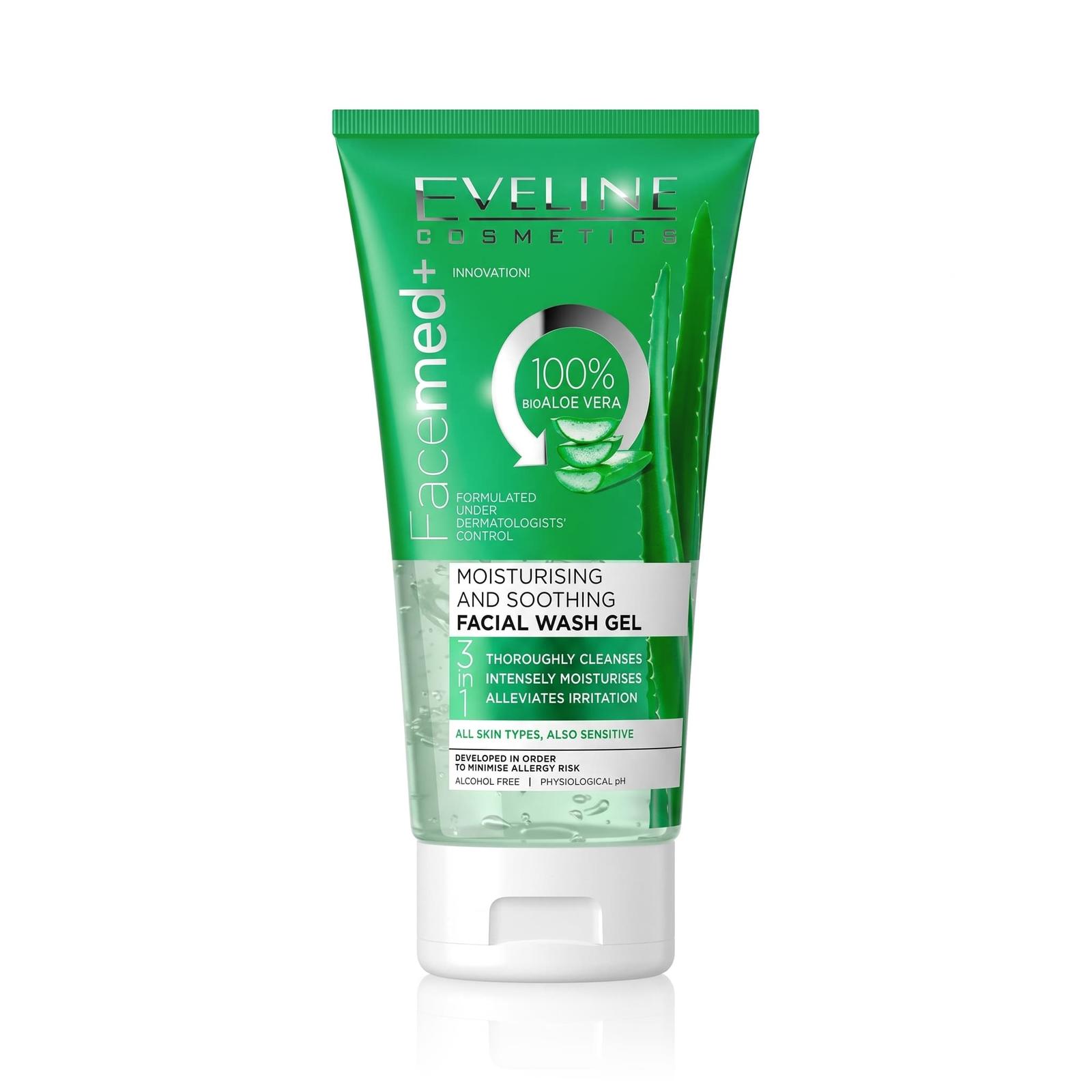 Facemed+ Moist. & Soot. Facial Wash Gel With Aloe Vera 150ML