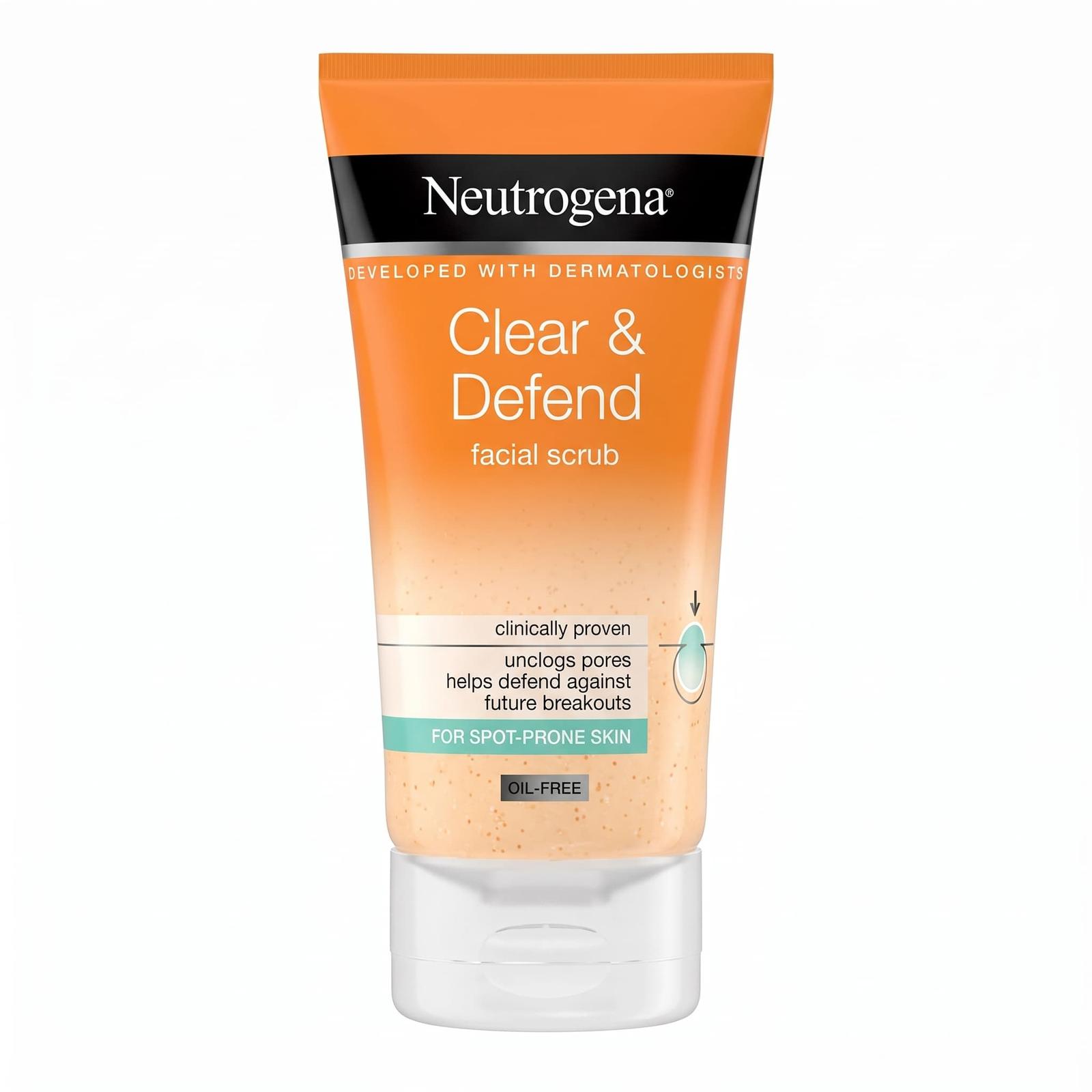 Neutrogena Clear & Defend Facial Scrub-150ml