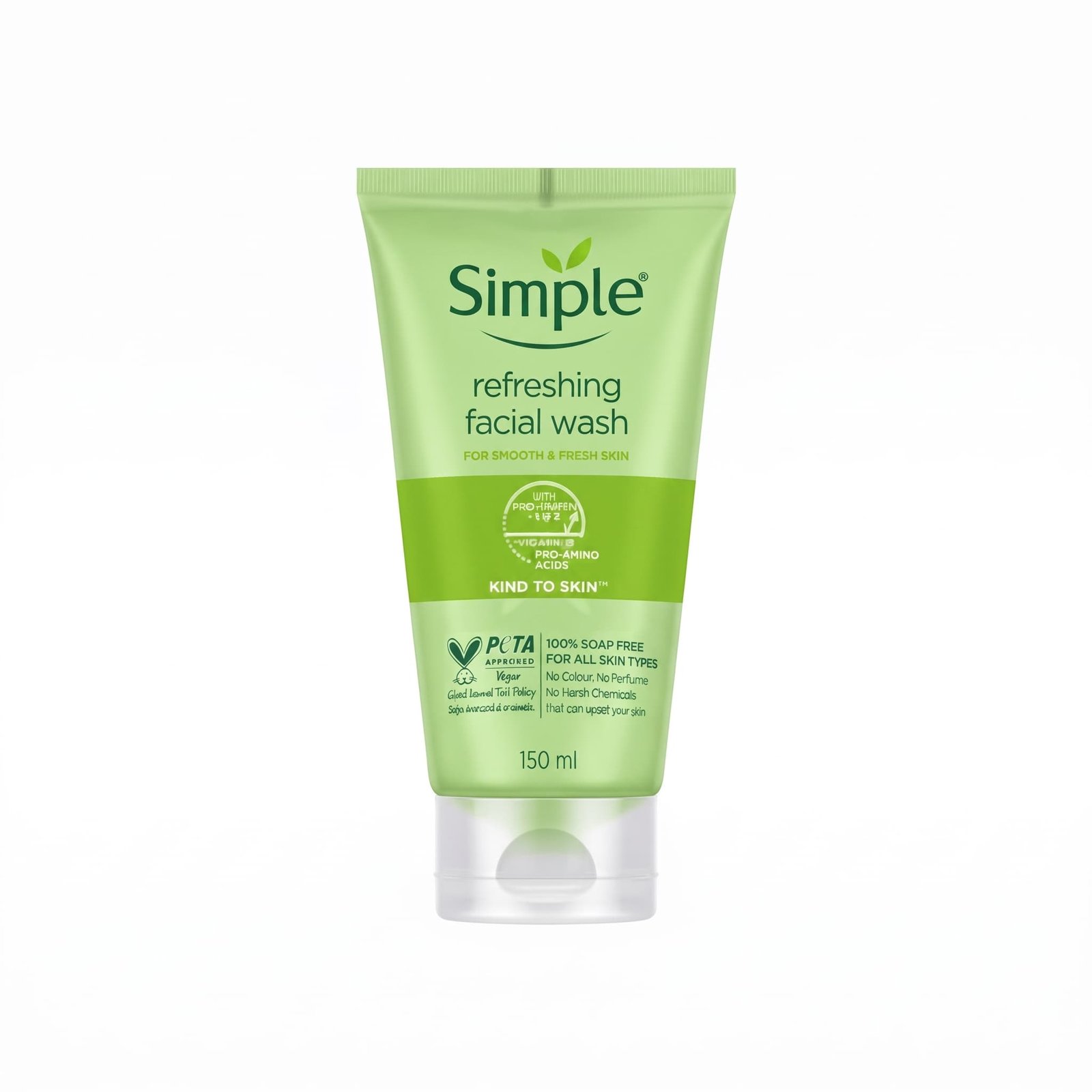 Simple Refreshing Facial Wash Gel 150 ml