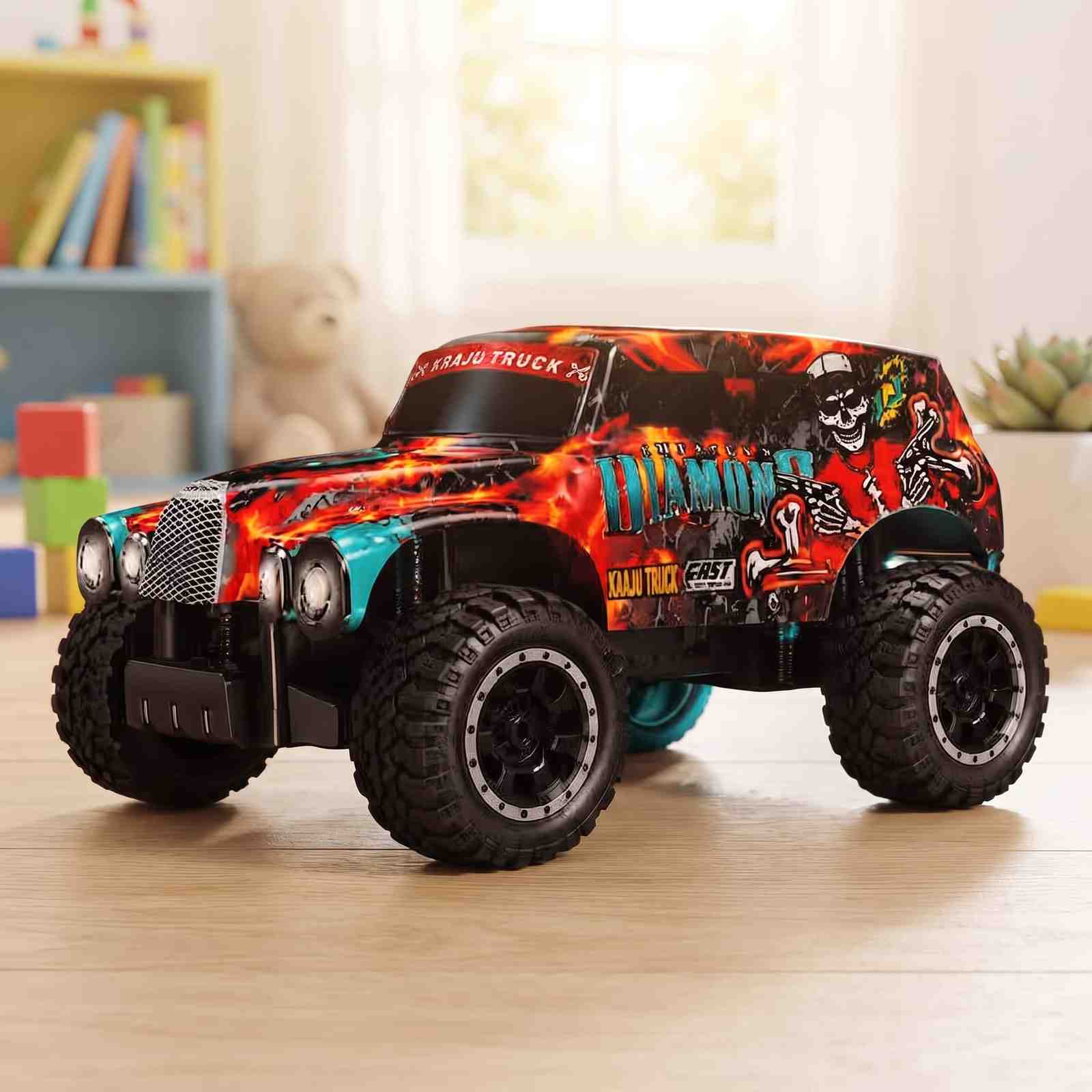 Motion Climbing RC Car with Light Spray Effect – 1:24 Scale