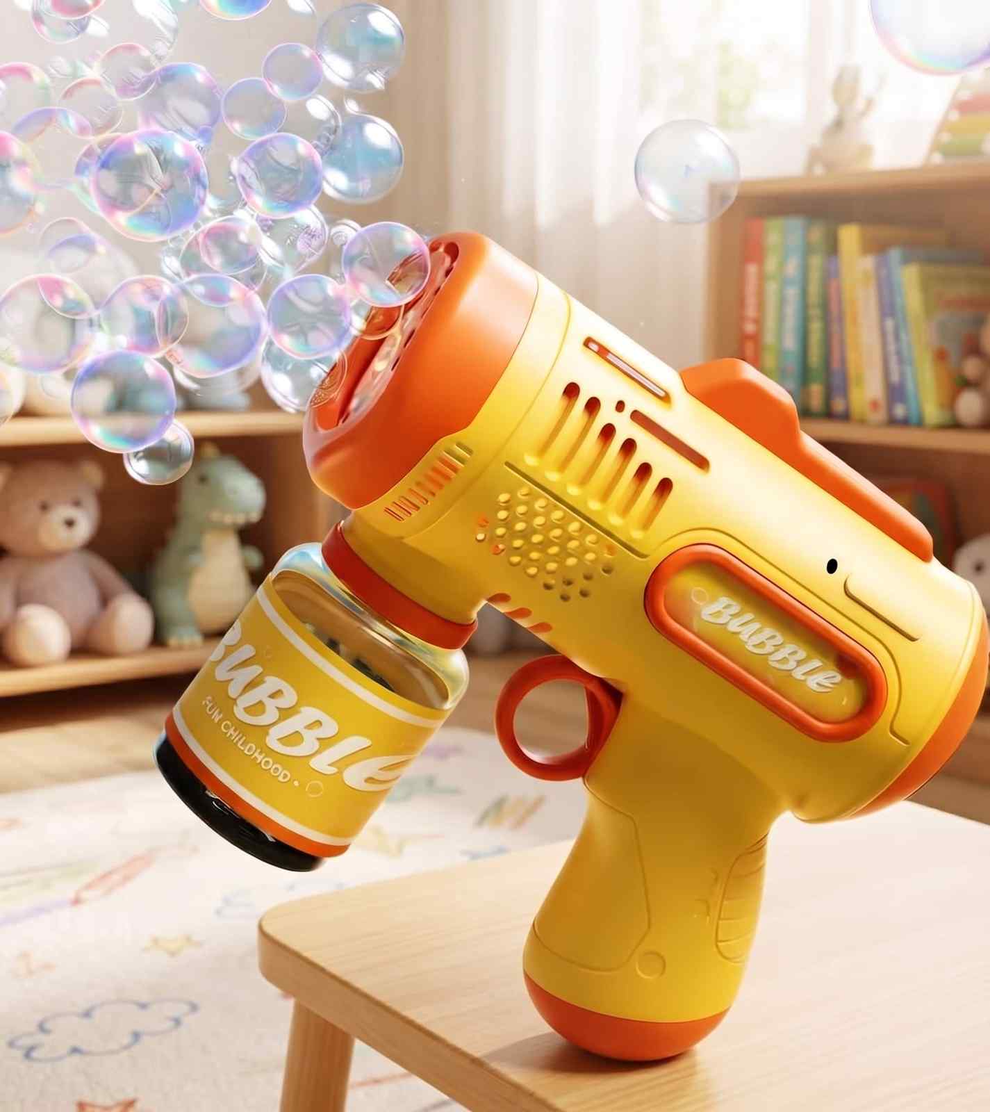 Premium Bubble Gun (Yellow)