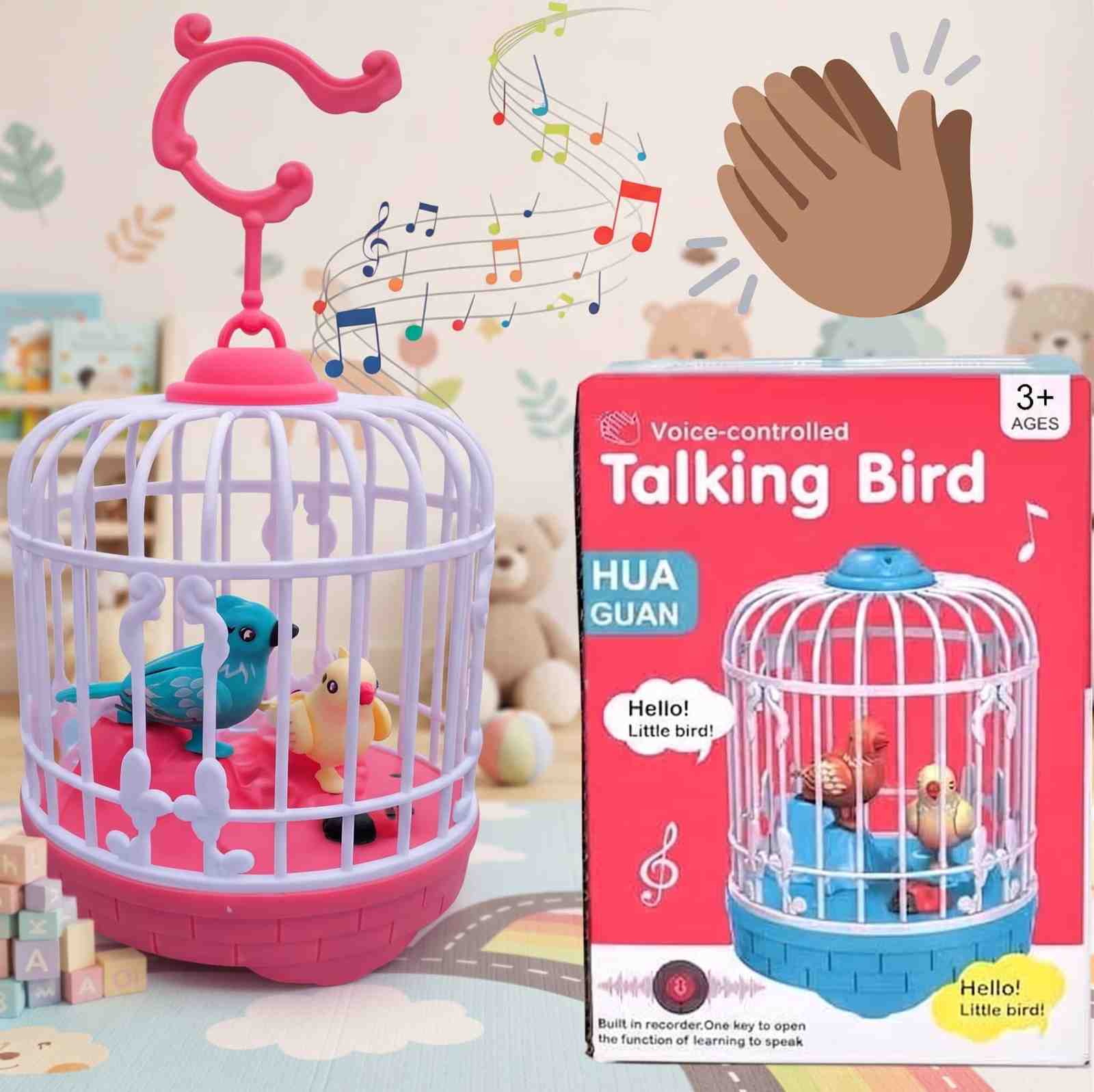 Rechargeable Talking Bird Cage
